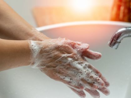 Bild: Hände waschen